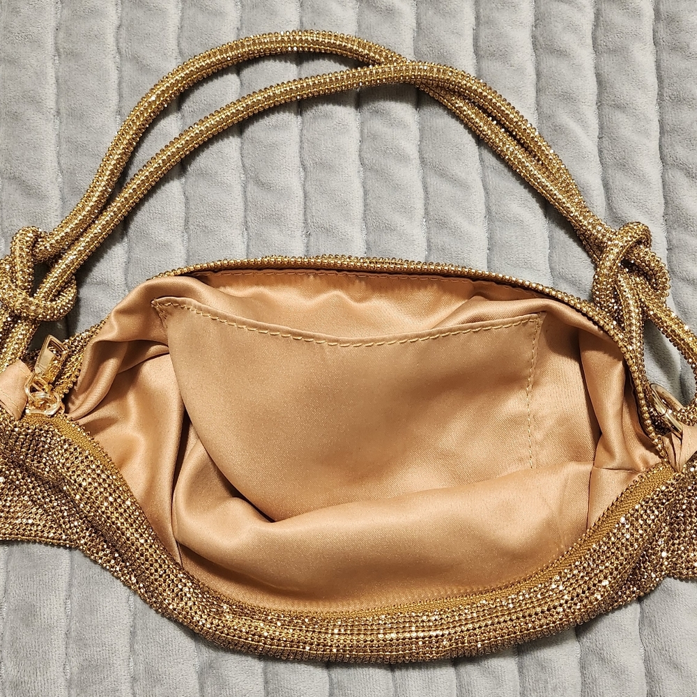 Gold Rhinestone Purse - Picture 10 of 10